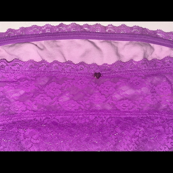 Victoria’s Secret PINK Lace Bandeau Strapless Top - Picture 5 of 6